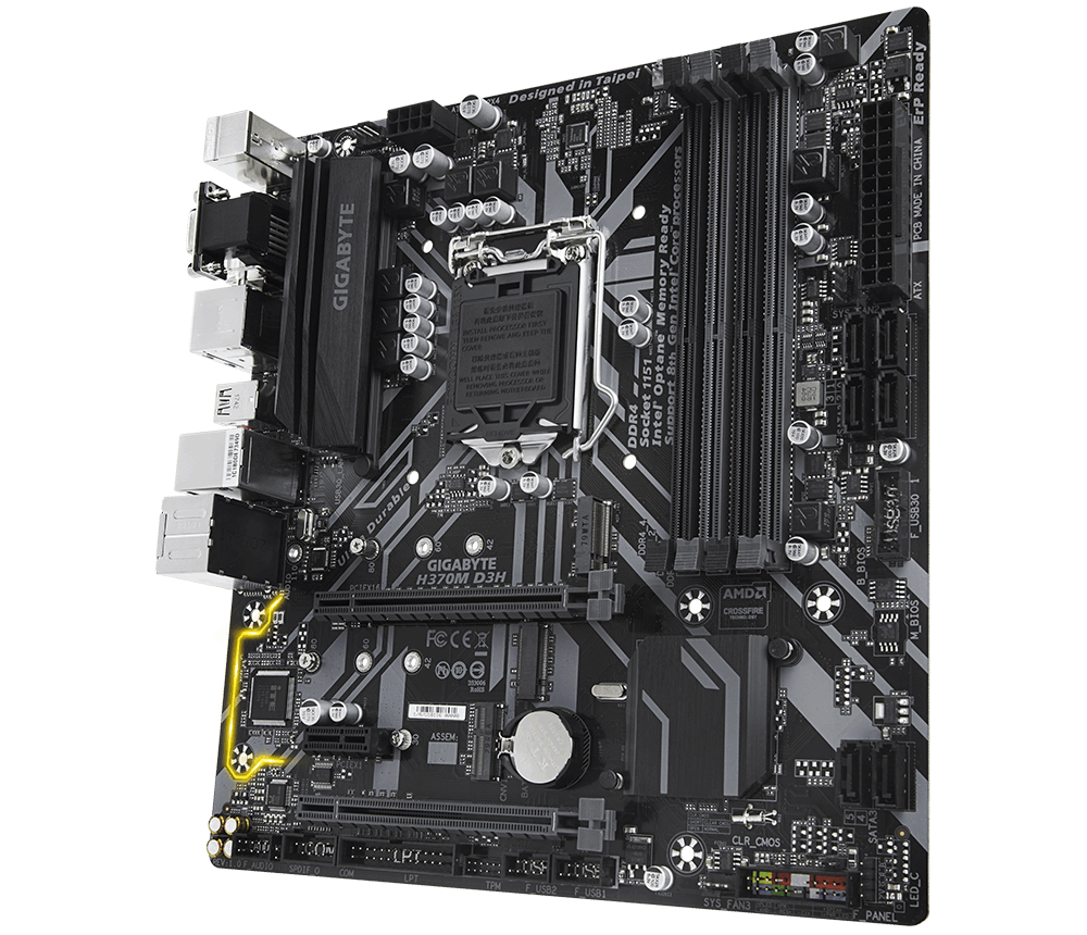 Gigabyte H370M D3H - Motherboard Specifications On MotherboardDB